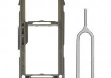 Single SIM + SD houder voor de Samsung Galaxy S10/S10 Plus - zwart