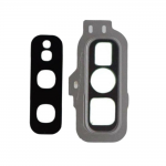 Achter camera cover met lens glas voor de Samsung Galaxy S10E - zilver