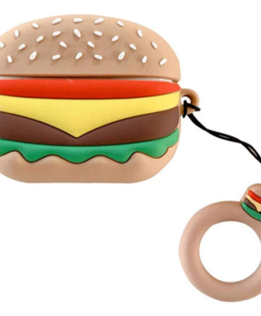 Cartoon Silicone Case voor Apple Airpods Pro - hamburger