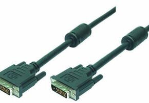 LogiLink 2m DVI-D DVI kabel Zwart