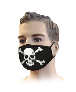 mondmasker - streetwear filter cartridge F7 norm EU PN-EN 779 - skull
