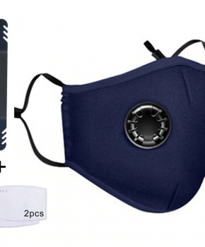 N95 mondmasker / mondkapje herbruikbaar - blauw