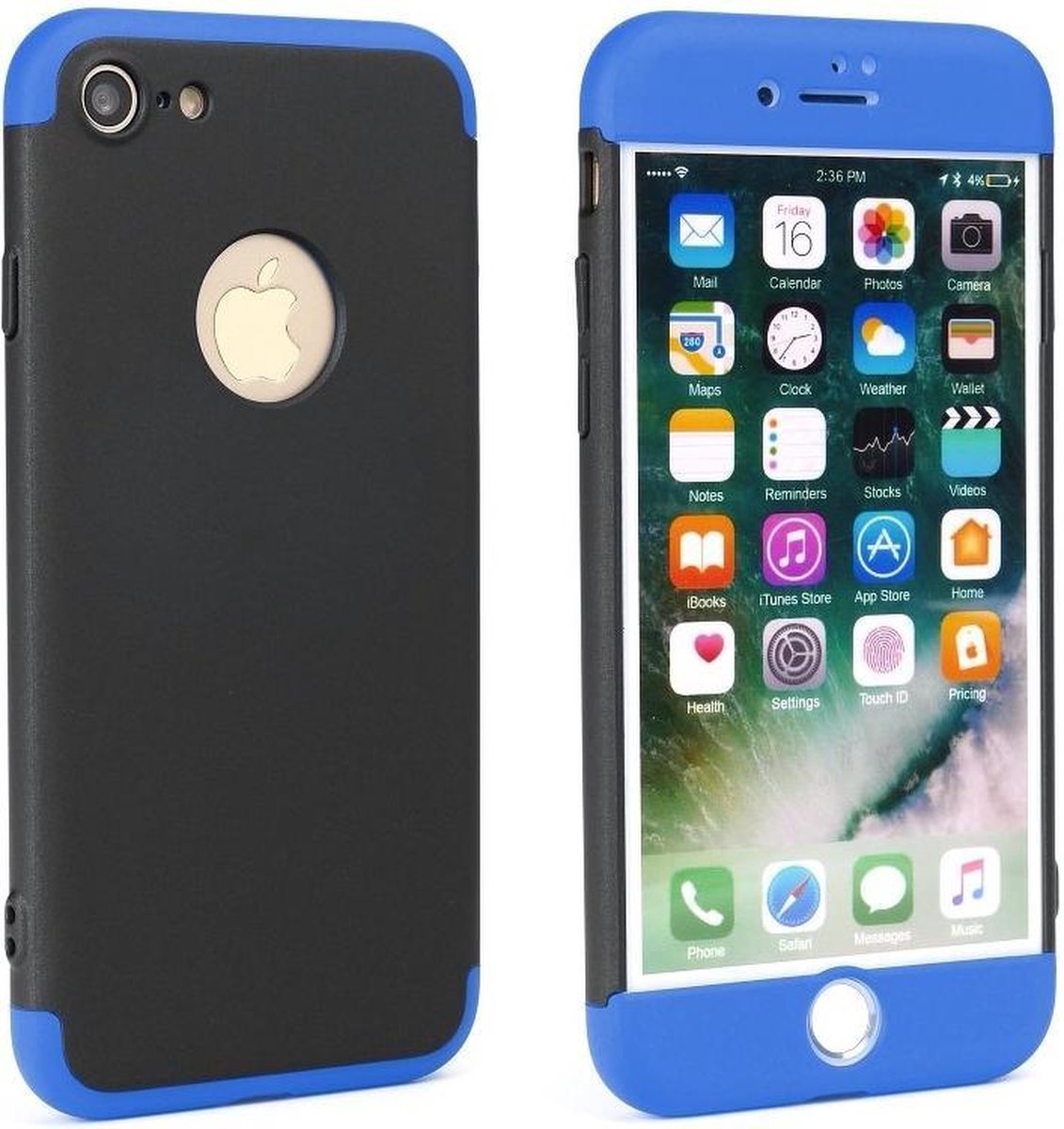 GKK 360 Full Protection Case voor de IPHONE XS Max -blauw -zwart