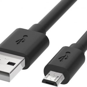 USB kabel naar Micro USB - 3,0 Meter - zwart