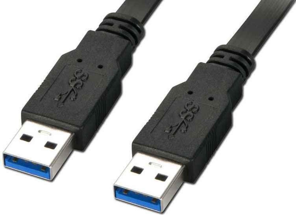 Reekin USB 3.0 Kabel - Male-Male - 1,0 Meter - zwart