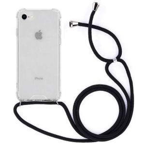backcover met koord hoesje - voor iPhone 7/8 - transparant