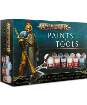 Warhammer 40K - Age of Sigmar Paints & Tools Set