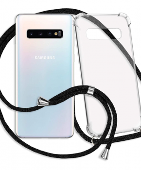 backcover met koord hoesje - voor Samsung Galaxy S10 - Transparant
