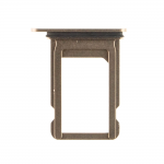 Voor iPhone Xs simkaarthouder + ejectpin - goud