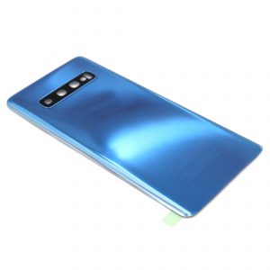 Voor Samsung Galaxy S10 Plus achterkant - batterij cover - blauw