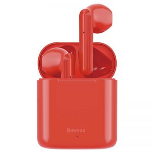 Baseus draadloze bluetooth oordopjes Encok W09 – rood