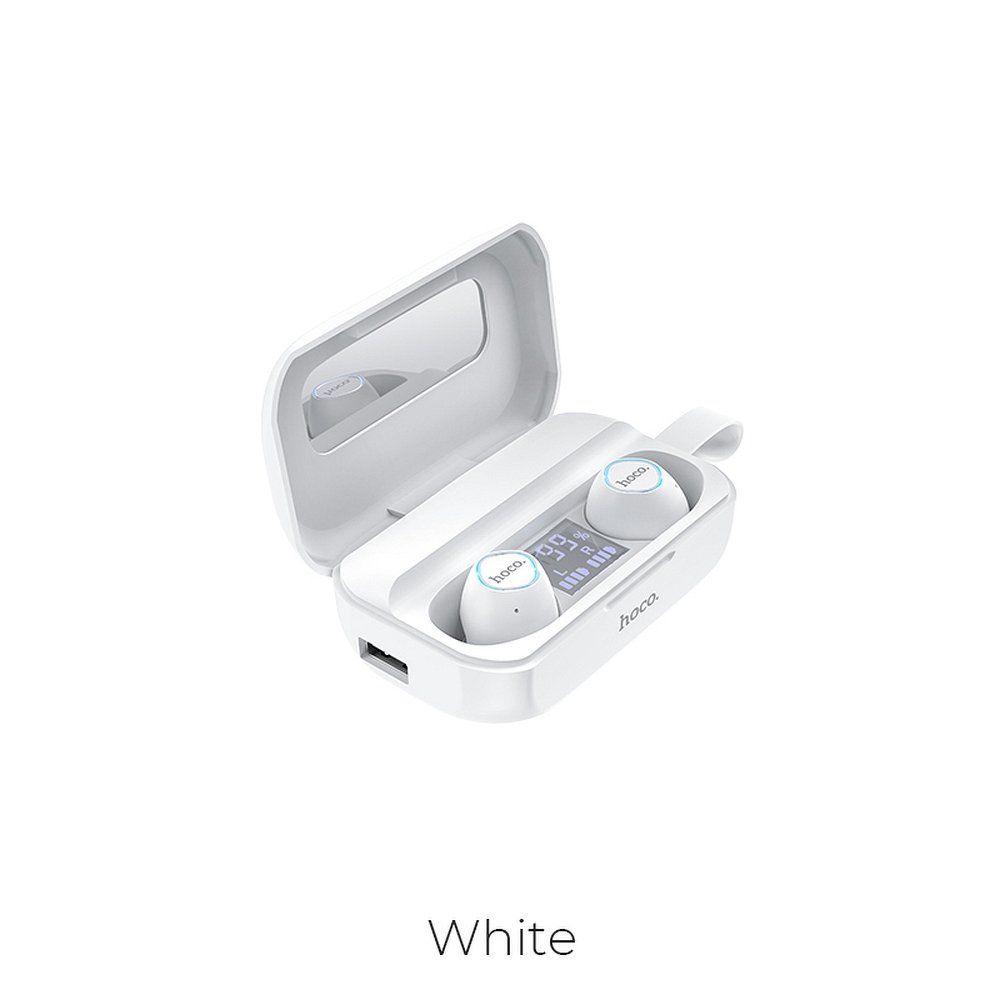 Hoco ES37 - Draadloze oordopjes met Oplaadcase 2600mAh -wit