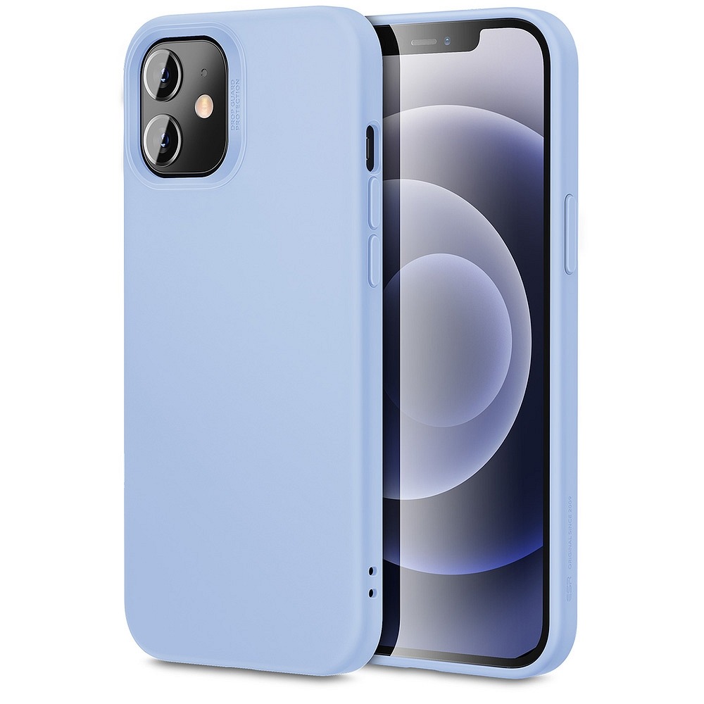 ESR Cloud Siliconen Backcover Hoesje iPhone 12 Mini - Paars