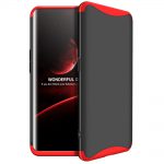 360 graden full body case voor de Oppo Find X - zwart / rood