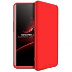 360 graden full body case voor de Oppo Find X - rood