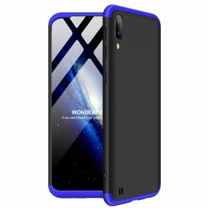 360 graden full body case voor de Samsung Galaxy M10 - zwart / blauw