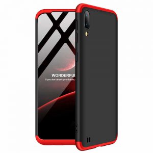 360 graden full body case voor de Samsung Galaxy M10 - zwart / rood