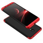 hoesje voor Xiaomi Redmi 5 Plus / Note 5 (dual cam) - zwart / rood
