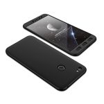 360 full body hoesje voor Xiaomi Redmi Note 5A Prime - zwart