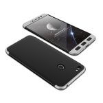 360 full body hoesje voor Xiaomi Redmi Note 5A Prime - zwart / zilver