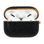 Kingxbar Bling shiny glitter case voor AirPods Pro - zwart
