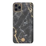 Kingxbar Marble Series hoesje voor iPhone 11 Pro Max - zwart