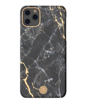 Kingxbar Marble Series hoesje voor iPhone 11 Pro Max - zwart