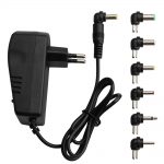 Universele AC/DC adapter met verstelbaar vermogen en 6 tips - tot 12V
