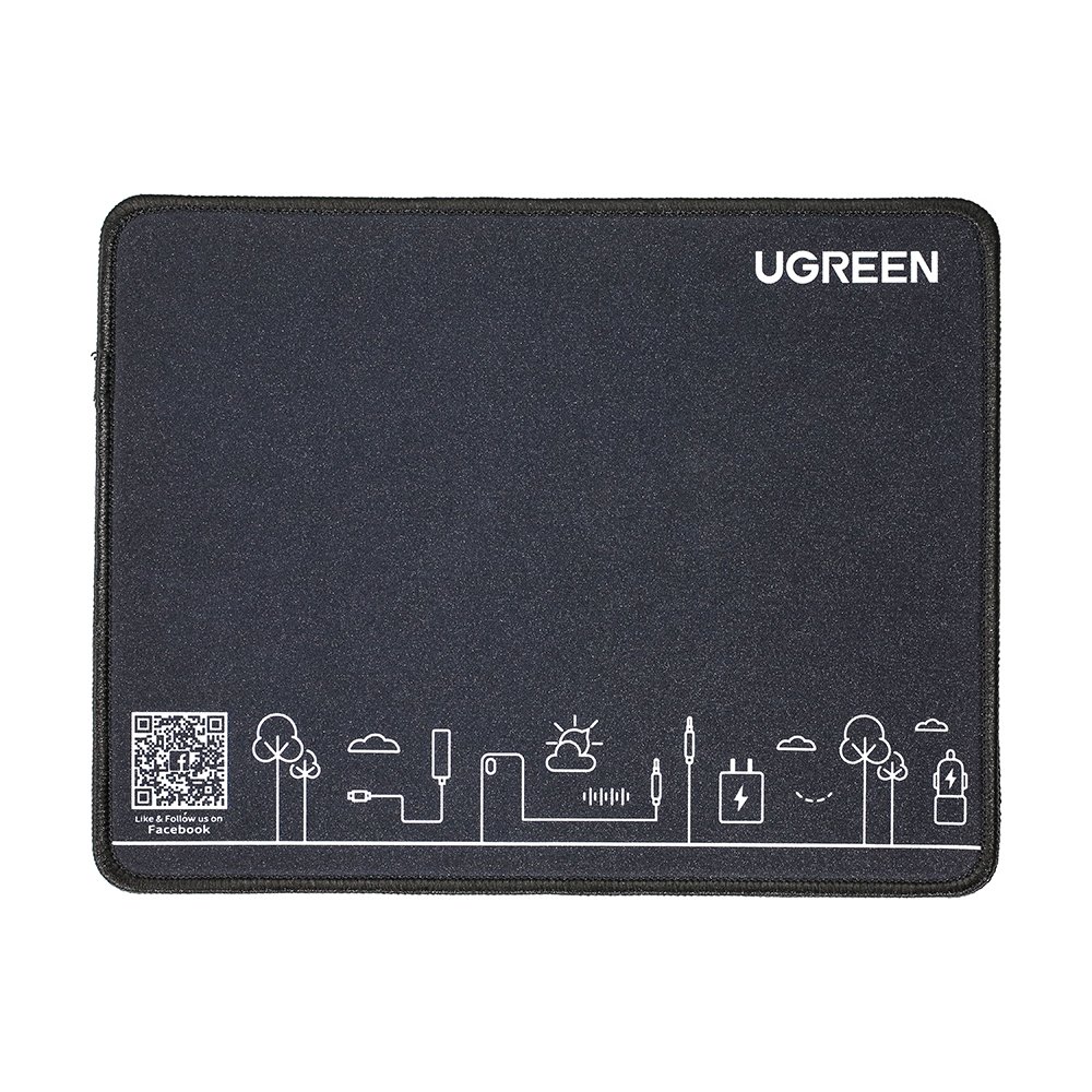 Ugreen Silicone Muismat - 260 x 200 x 2 mm - gaming matje