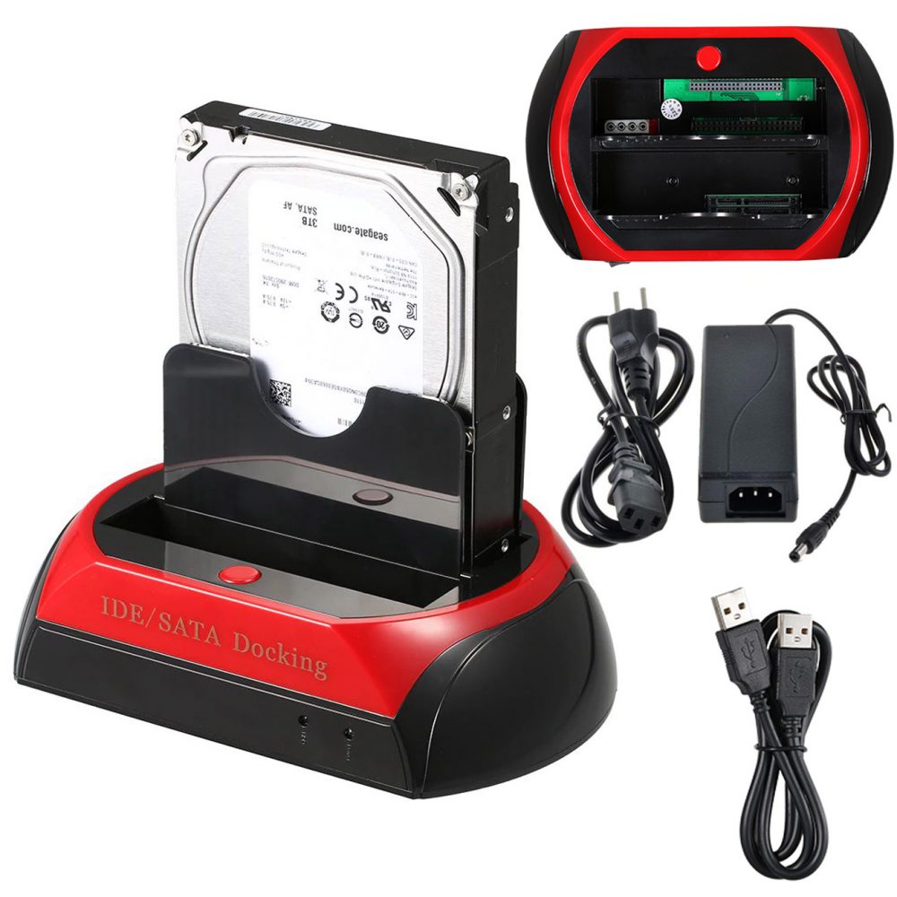 Universeel dockingstation - One Touch Backup - rood