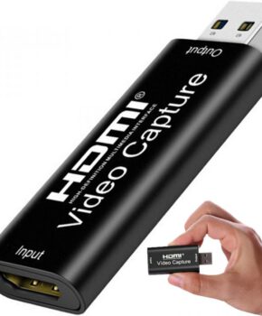USB 3.0 Naar Gold-plated HDMI - Video Grabber - zwart