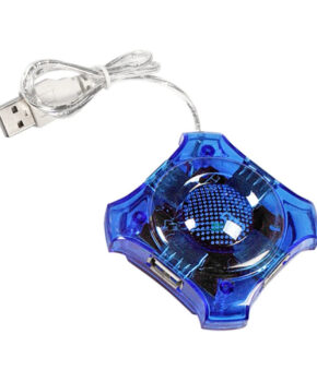 Esperanza 4 Poorts USB 2.0 Hub Star - blauw