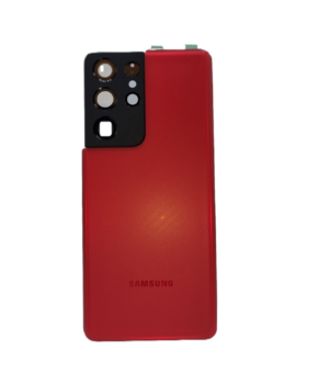 Voor Samsung Galaxy S21 Ultra (SM-G998B) achterkant - rood