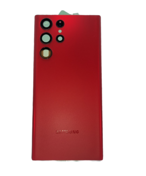 Voor Samsung Galaxy S22 Ultra (SM-S908B) achterkant - rood