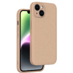 iPhone 14 Plus Premium Lederen Hardcase Bruin - Afbeelding 3