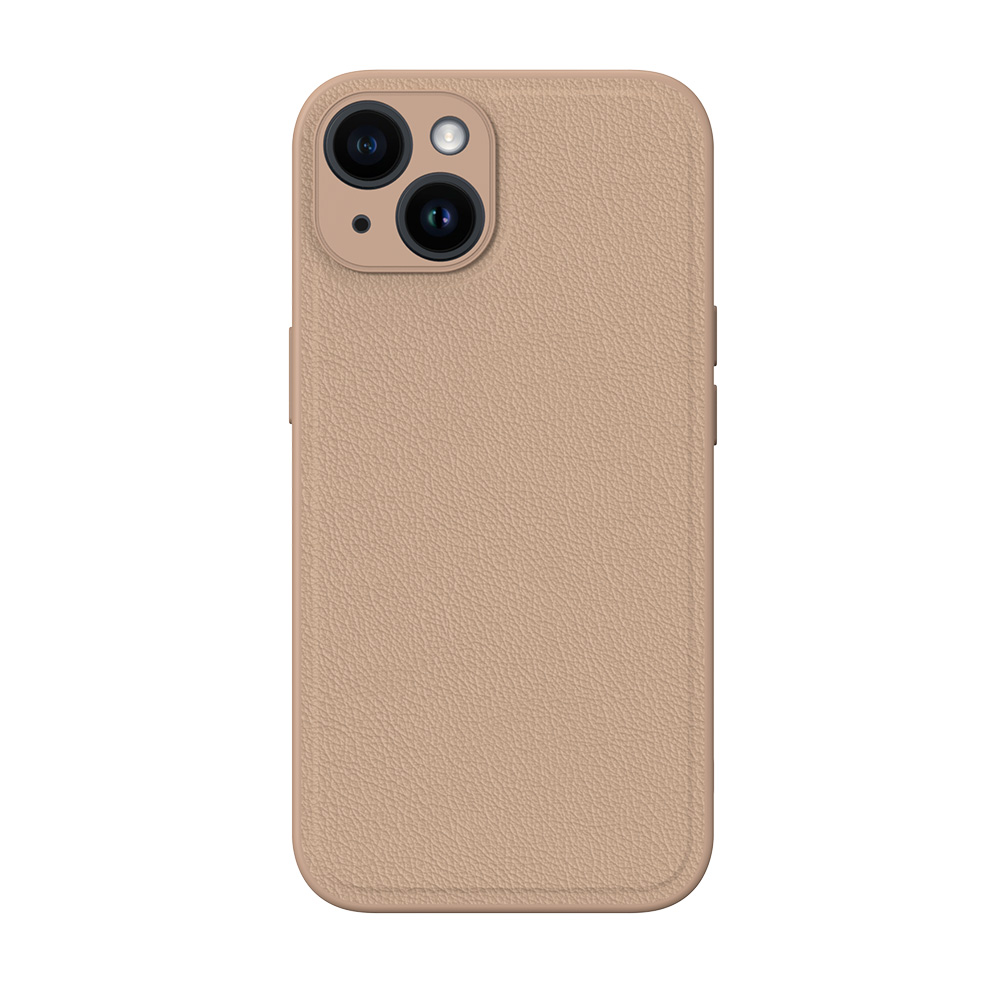 0106L9A02A_9463887348-3.jpg iPhone 14 Plus Premium Lederen Hardcase Bruin - Afbeelding 1