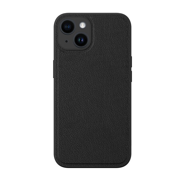 iPhone 14 Plus Premium SleekPU Leren Hardcase Zwart
