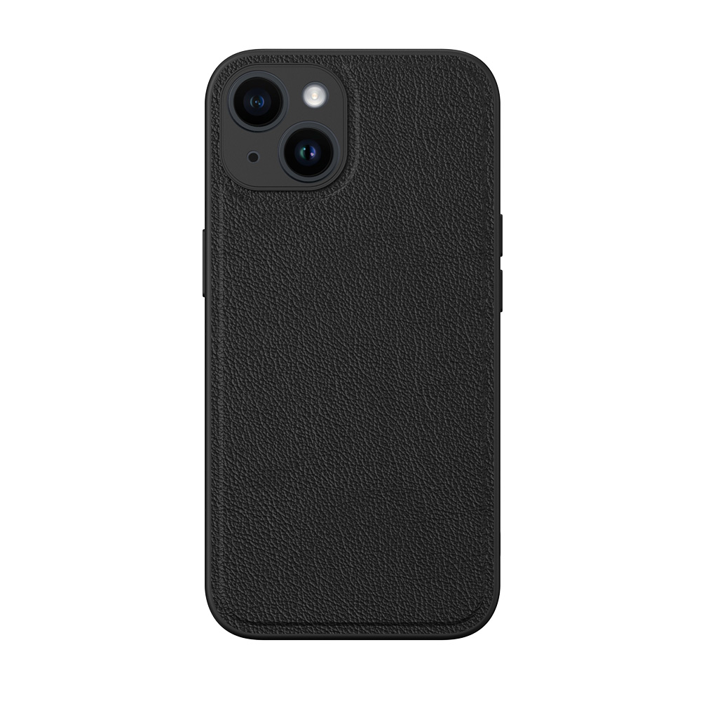 0106L9A02B_117255326-3.jpg iPhone 14 Plus Premium SleekPU Leren Hardcase Zwart - Afbeelding 1