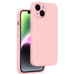 iPhone 14 Plus Premium Lederen Hardcase Roze - NOVANL SleekPU - Afbeelding 2