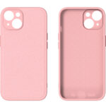 iPhone 14 Plus Premium Lederen Hardcase Roze - NOVANL SleekPU - Afbeelding 3