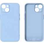 Premium SleekPU Lederen Hardcase iPhone 14 Plus Blauw - Afbeelding 3