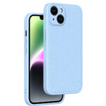 Premium SleekPU Lederen Hardcase iPhone 14 Plus Blauw - Afbeelding 2