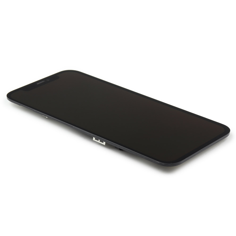 0201541832B_5544953244-3.jpg iPhone 12/12 Pro Premium OLED Display - Hard Glass - Zwart - Afbeelding 1