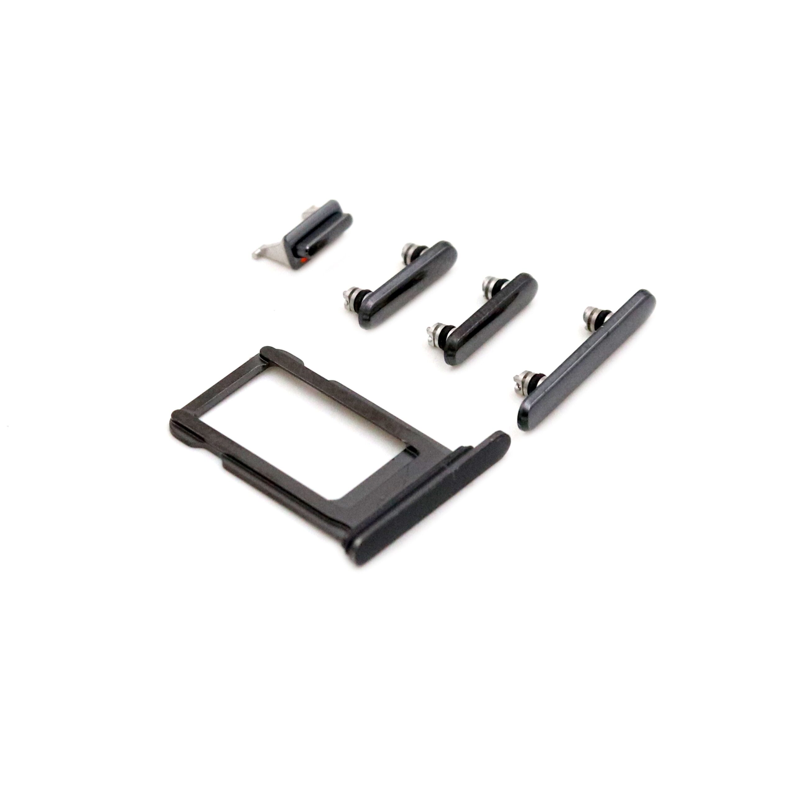 0201870319B_1-1.jpg iPhone XS Zijknoppen Premium Zwart - OEM-Equivalent Kwaliteit - Afbeelding 1