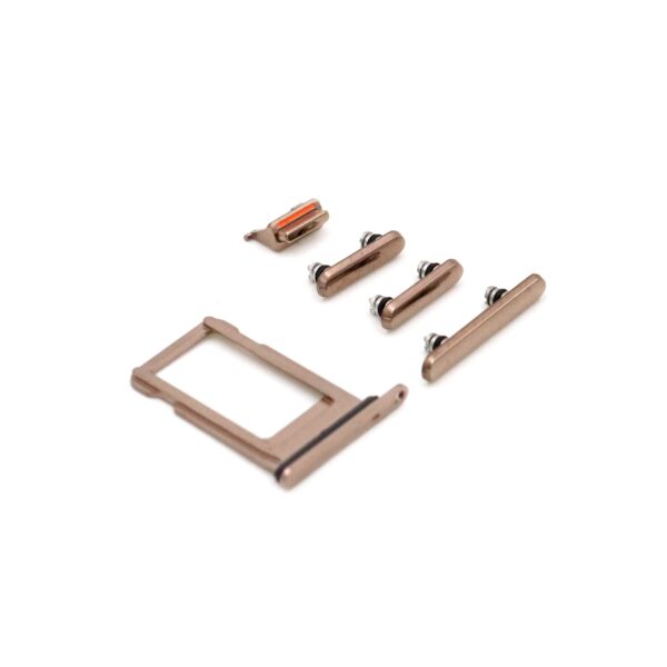 iPhone XS Zijknoppen Premium OEM-Equivalent Goud