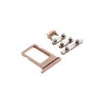 iPhone XS Zijknoppen Premium OEM-Equivalent Goud - Afbeelding 2