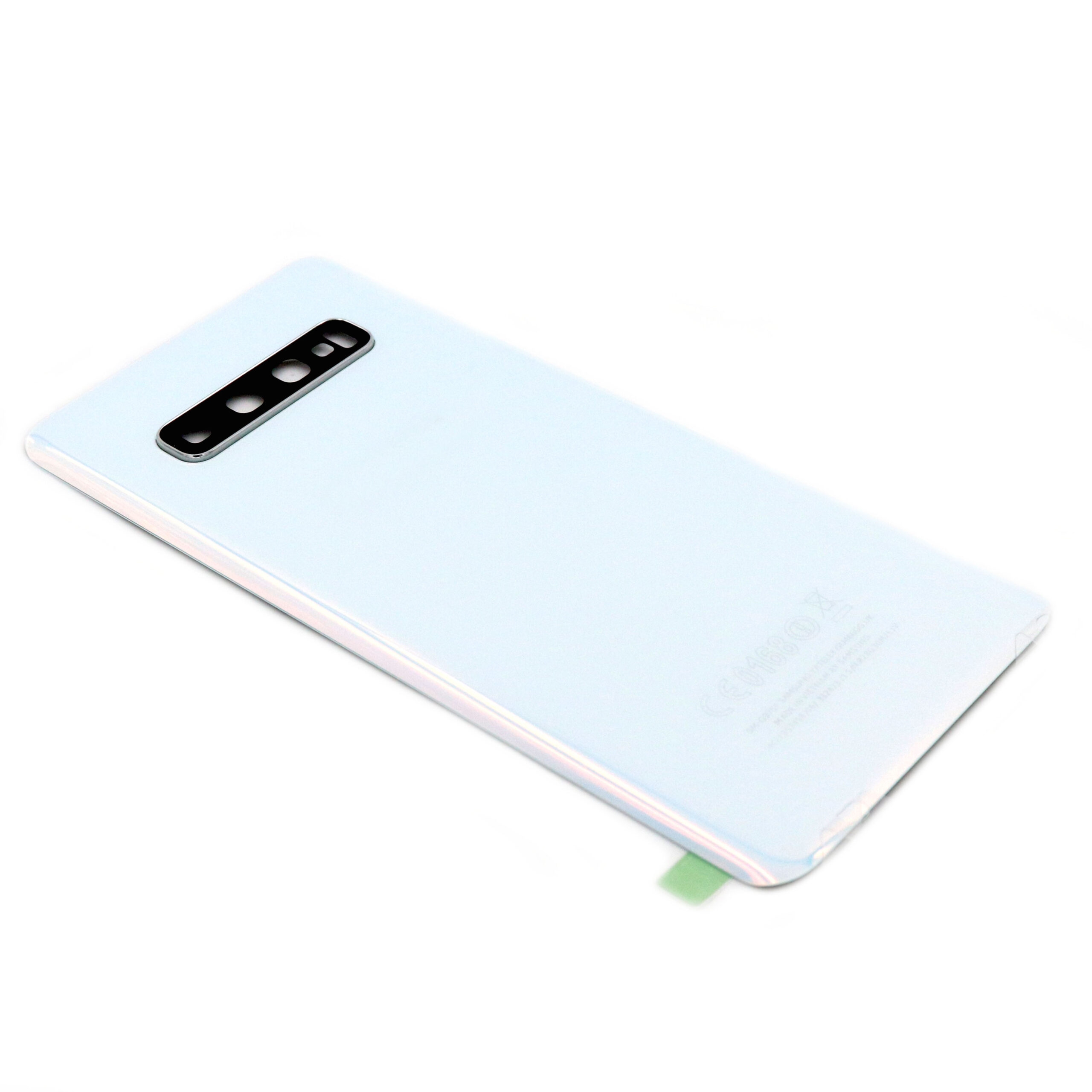0202650553W_1-1.jpg Samsung Galaxy S10+ Achterkant Premium White - SM-G975 - Afbeelding 1