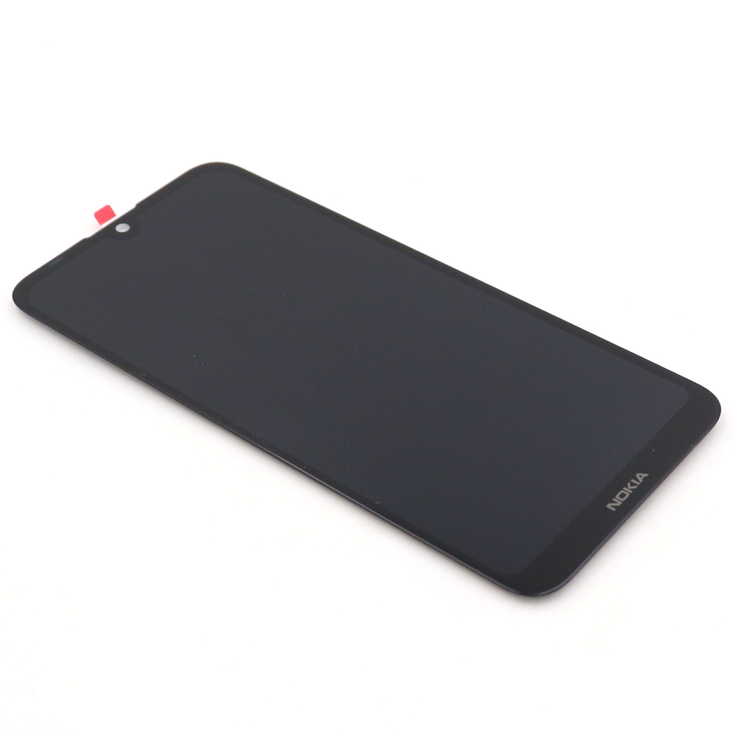 0207560576B_1-1.jpg Nokia 2.2 Display Premium OEM-Equivalent Zwart (TA-1183) - Afbeelding 1