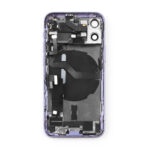 iPhone 12 Mini Achterkant Premium - Paars (Pulled C) - Afbeelding 3