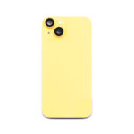 iPhone 14 Achterkap Premium met Camera lens en Wireless Charging - Geel - Afbeelding 4